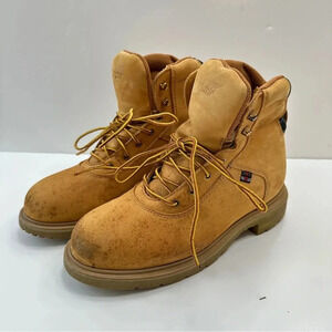 Red Wing Boots Mens Size 8.5‎ Steel Toe Work Boots Thinsulate Ultra Insulation